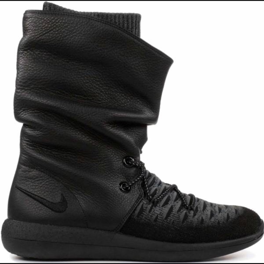 Nike Womens Roshe Two Hi Flyknit Trainers Sneakers Boots